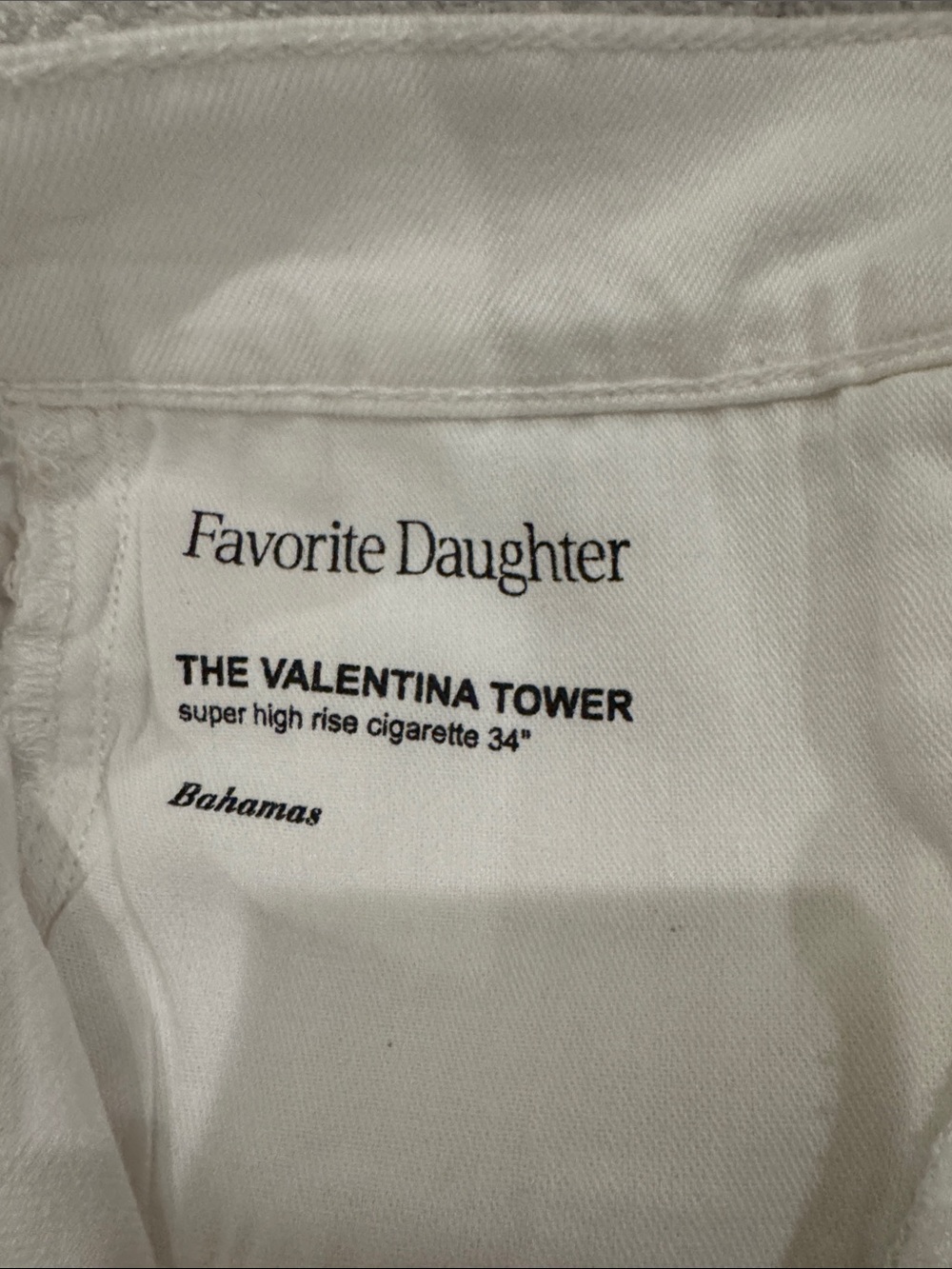 Valentina super high rise tower jean with slit - Favorite Daughter - Picture 2 of 7